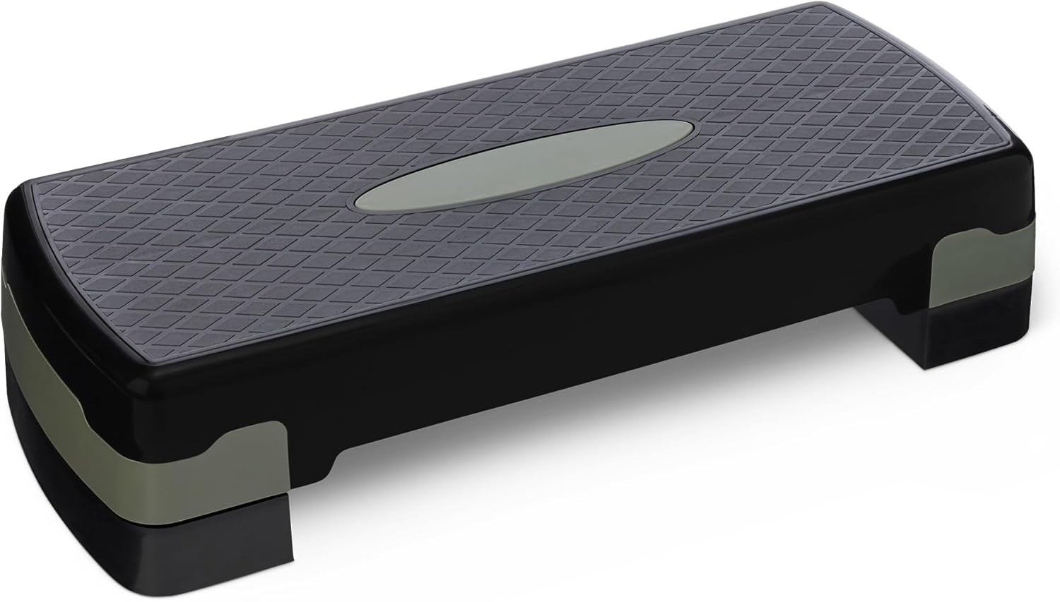 Amazon Basics Aerobic Exercise Step Platform, Adjustable Workout Stepper At Home