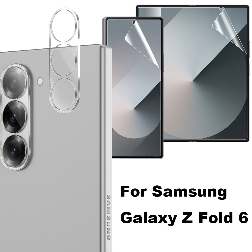 For Samsung Galaxy Z Fold 6 Full Hydrogel Film Screen Protector+Lens Protector