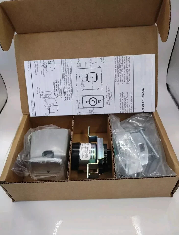 RIXSON ASSA ABLOY DR HOLDER-SEMI RECESS K7 FM998M TRI689 TRI-VOLT MINT