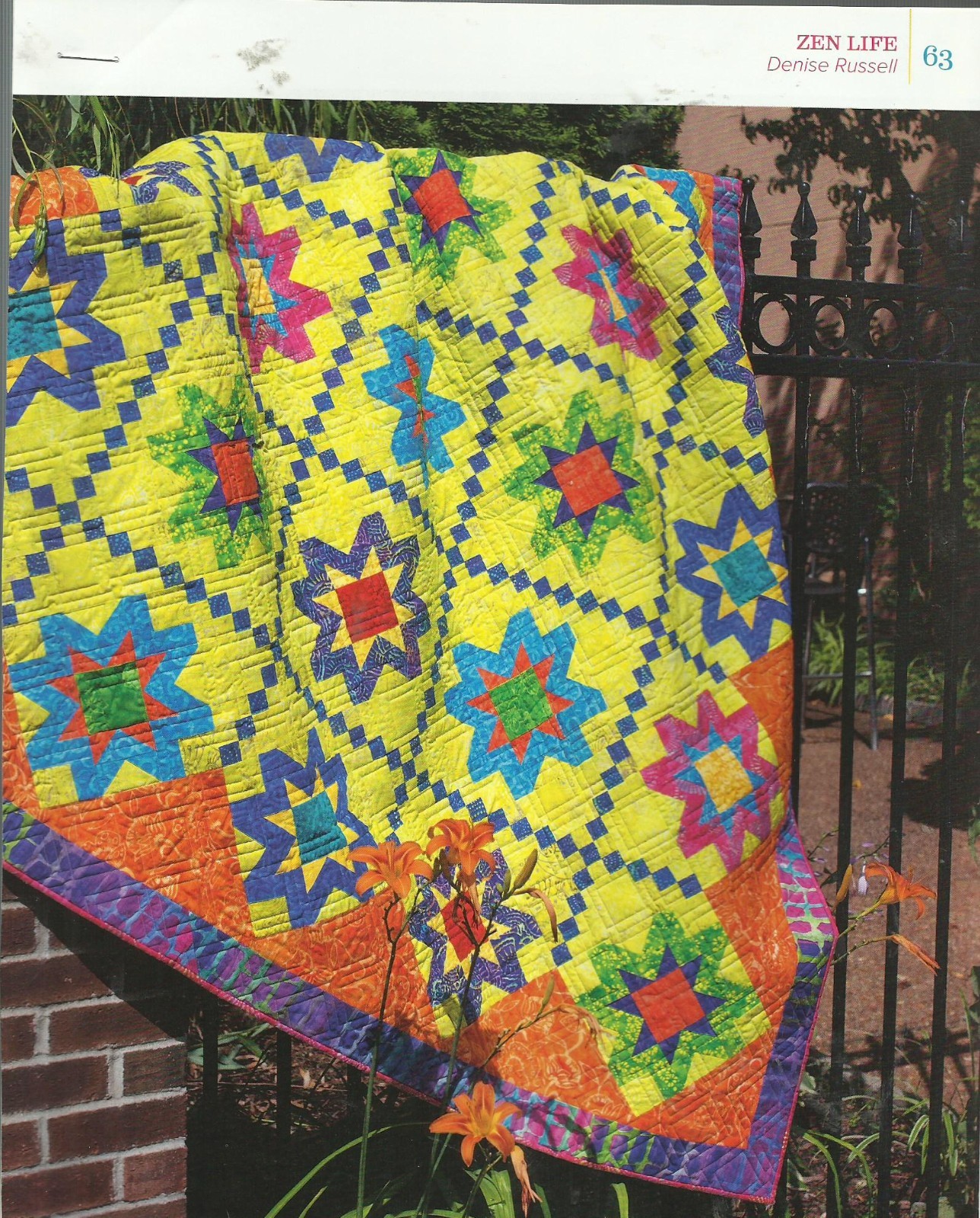 E0444  ZEN LIFE QUILT PATTERN/INSTRUCTIONS