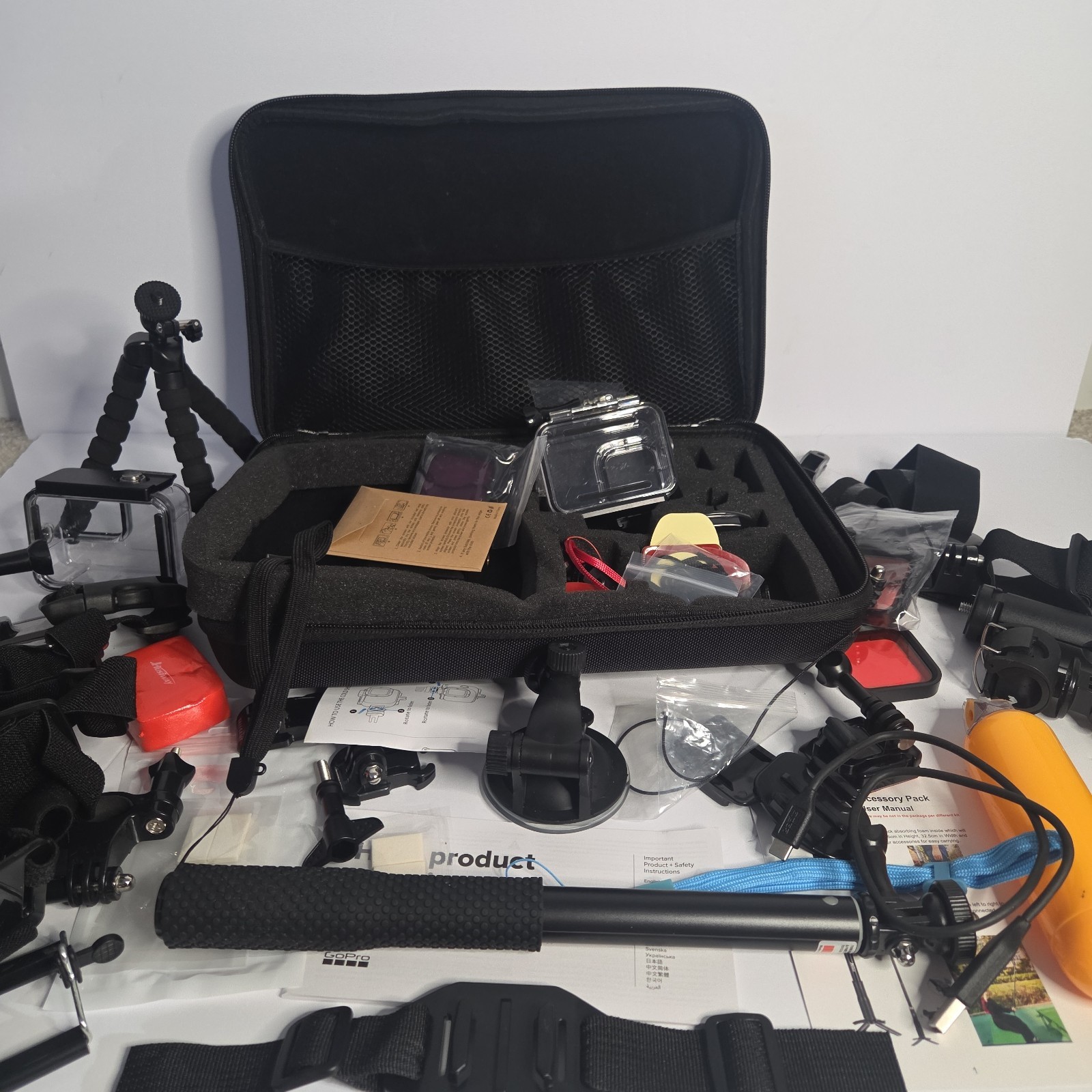 Husiway Go Pro Accesory Case Lot