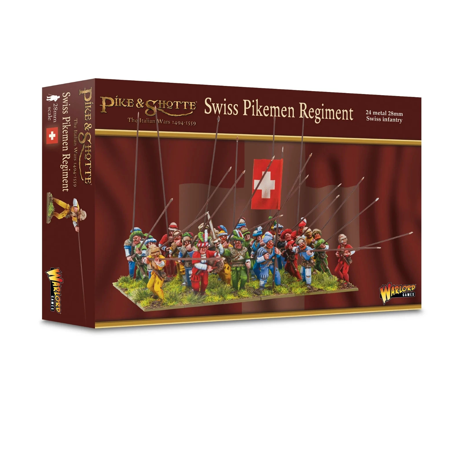 Warlord Games Pike & Shotte New Italian Wars Swiss Pikemen Regiment 202206001