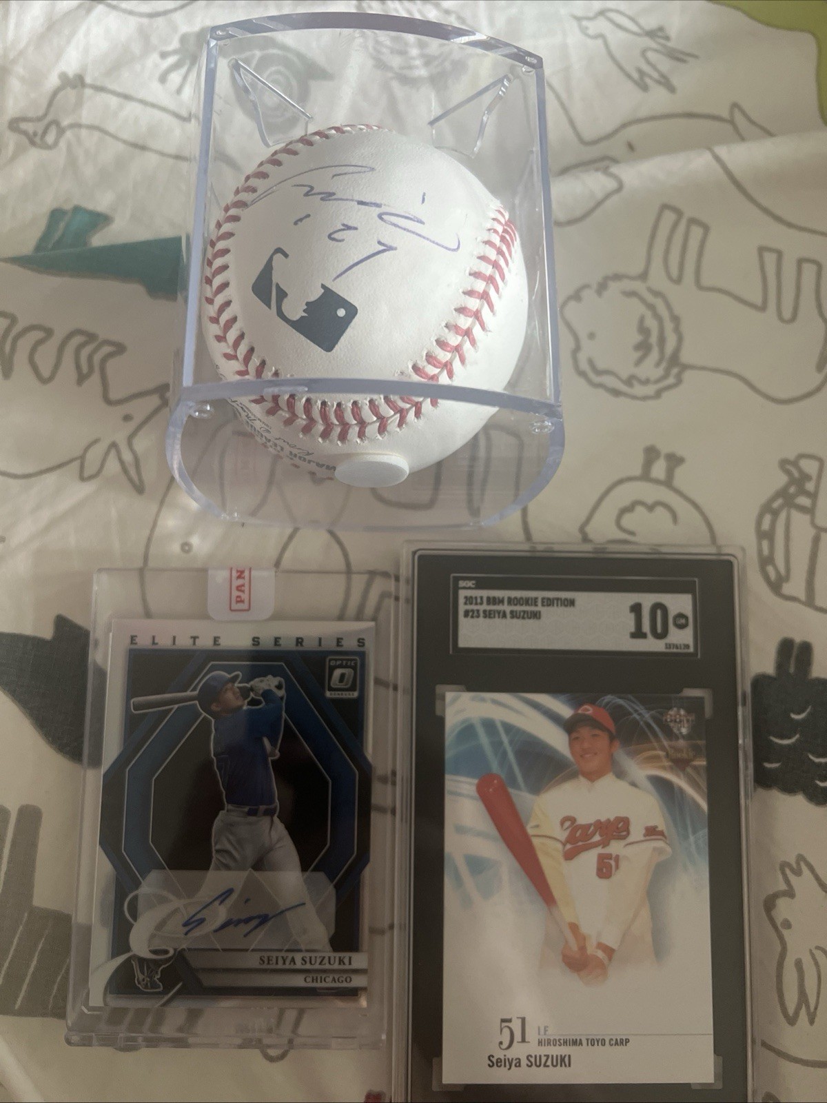 Seiya Suzuki Rookie Signed Lot JPN And US