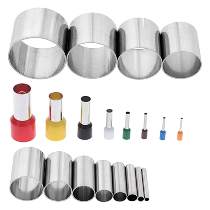 Clay Cutter Tool Set with Ring and Plunger Style Pieces for