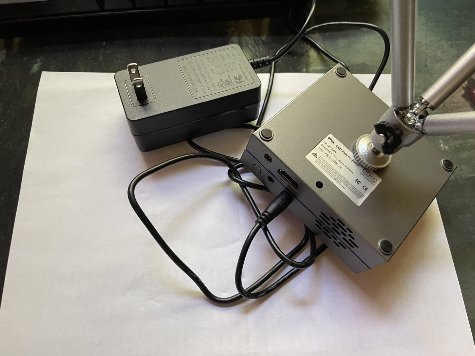 AAXA Technologies P8 Smart Mini Projector 4th Gen Texas Instruments DLP Imager