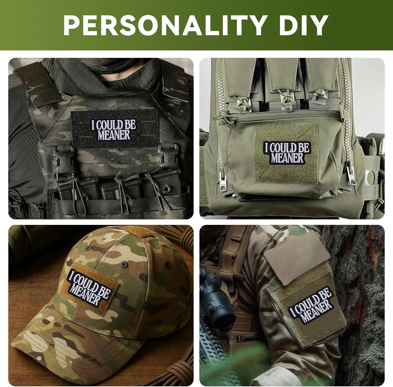Funny Morale Patch Hook and Loop Patches Tactical Patch Embroidered Patches for