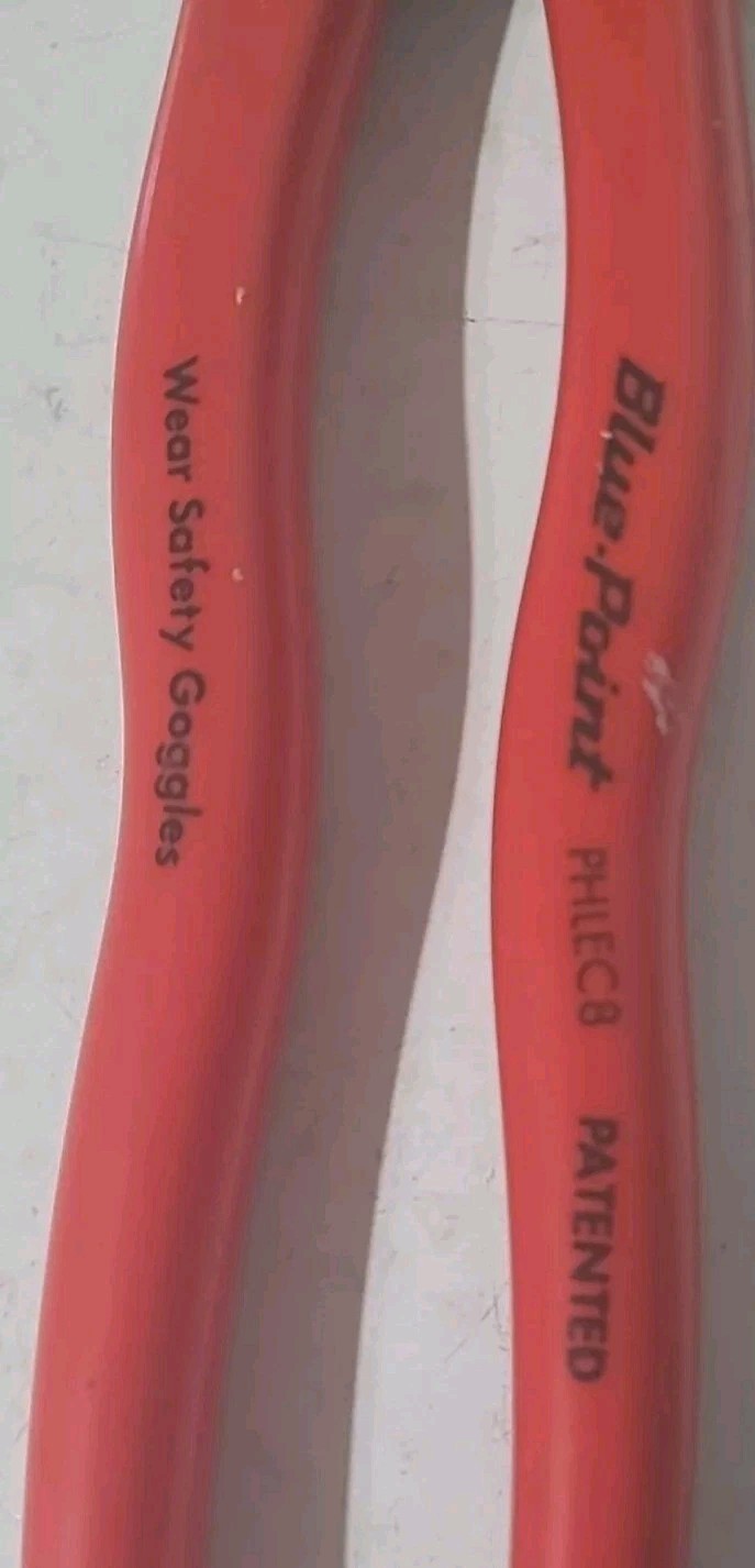 Blue-Point Tools (Knipex) PHLEC8 Ultra High-Leverage End Cutter - 8” Long Tool