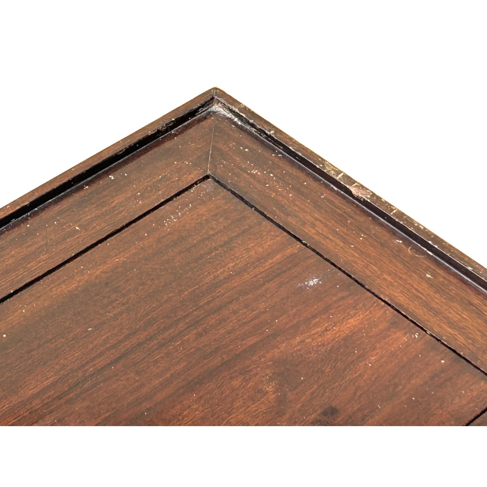 Oriental Chinese Brown Curve Leg Square Side Table Display Stand ws3816