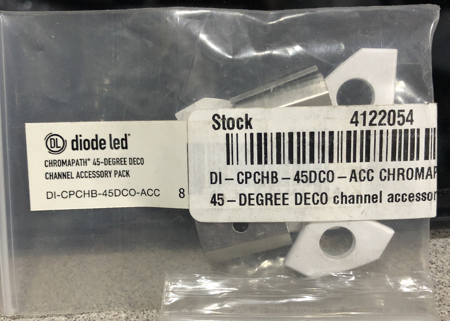 Diode LED DI-CPCHB-45DC0-ACC  45 Degree Deco Channel Accessory Pack
