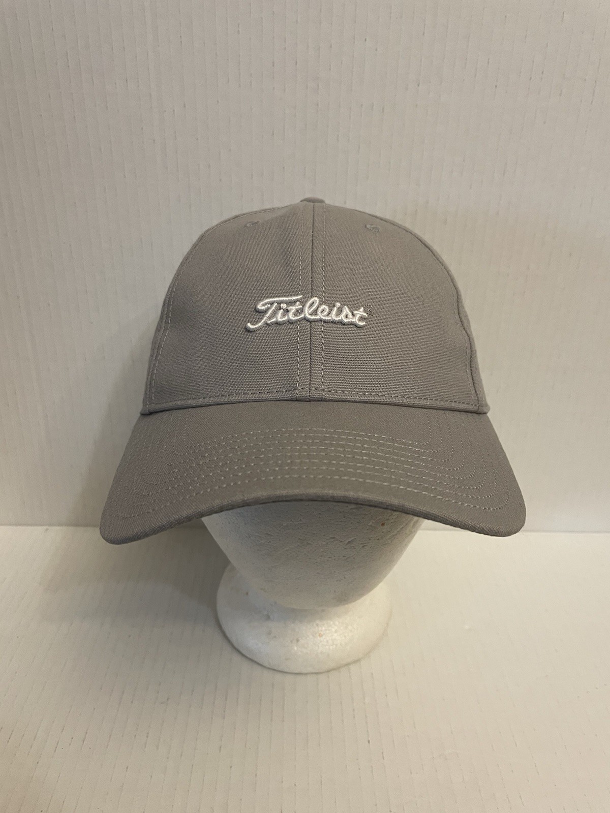 Titleist Golf Hat Cap Gray White Logo Adjustable Tennessee Tech Golden Eagles