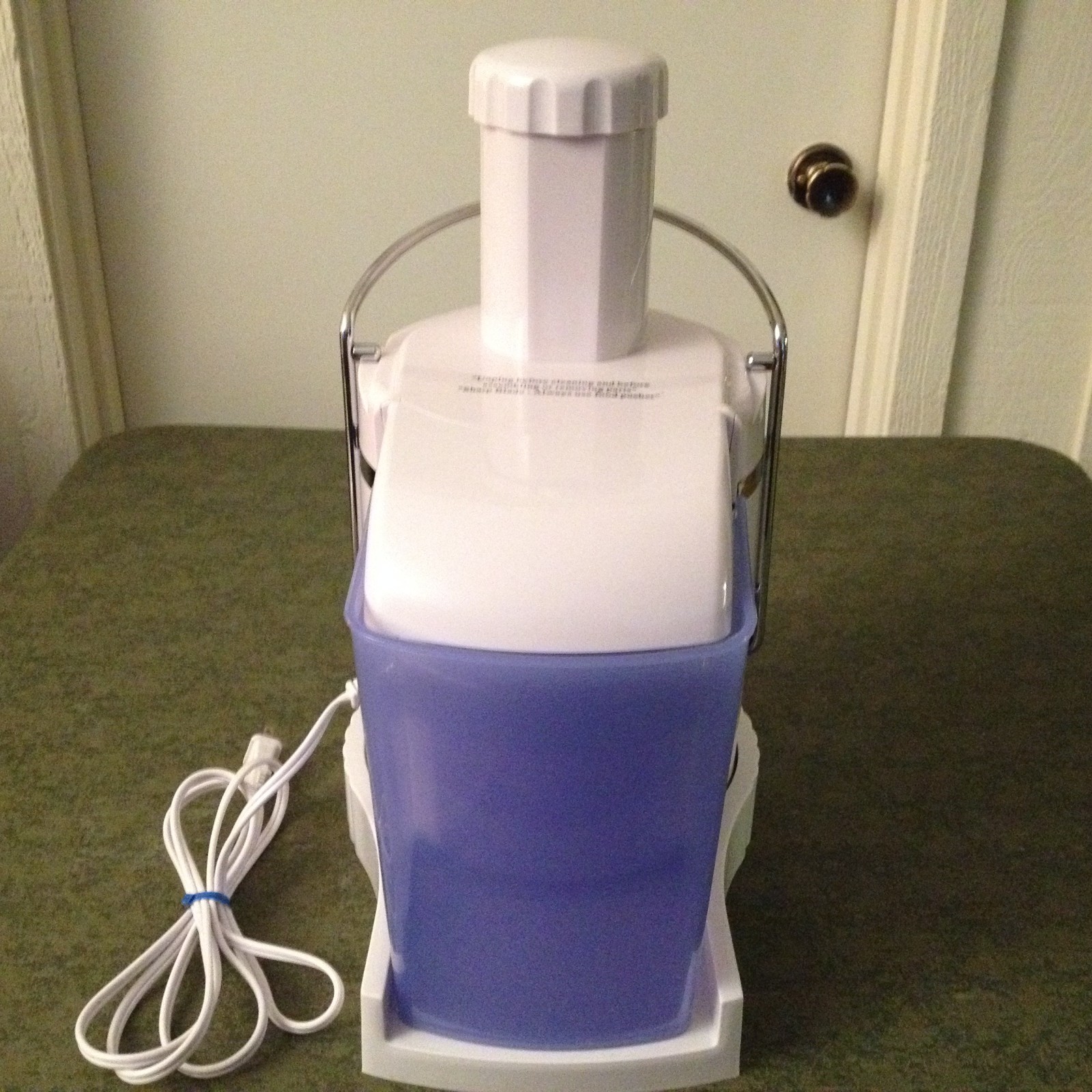 JACK LALANNE’S POWER JUICER WITH PLATFORM & EXTRA CUTTING BLADE