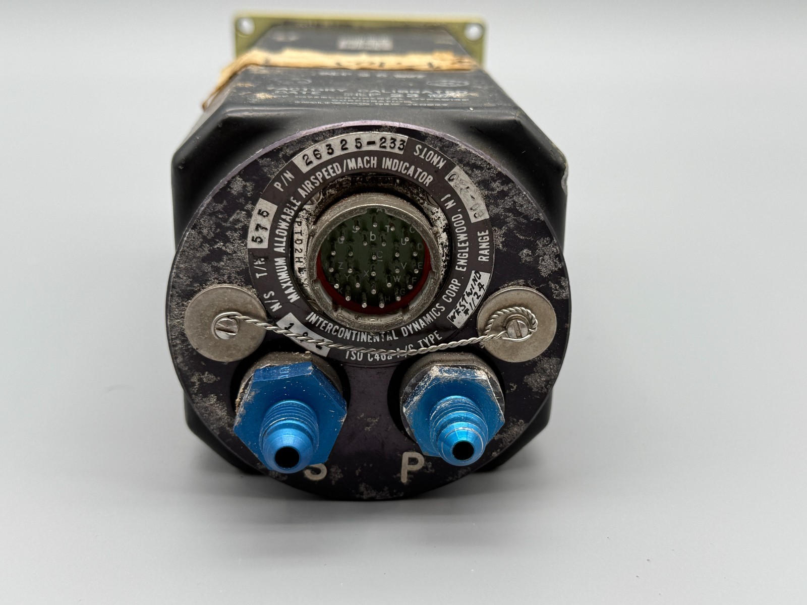 Intercontinental Dynamics Airspeed - Mach Indicator PN 26325-233