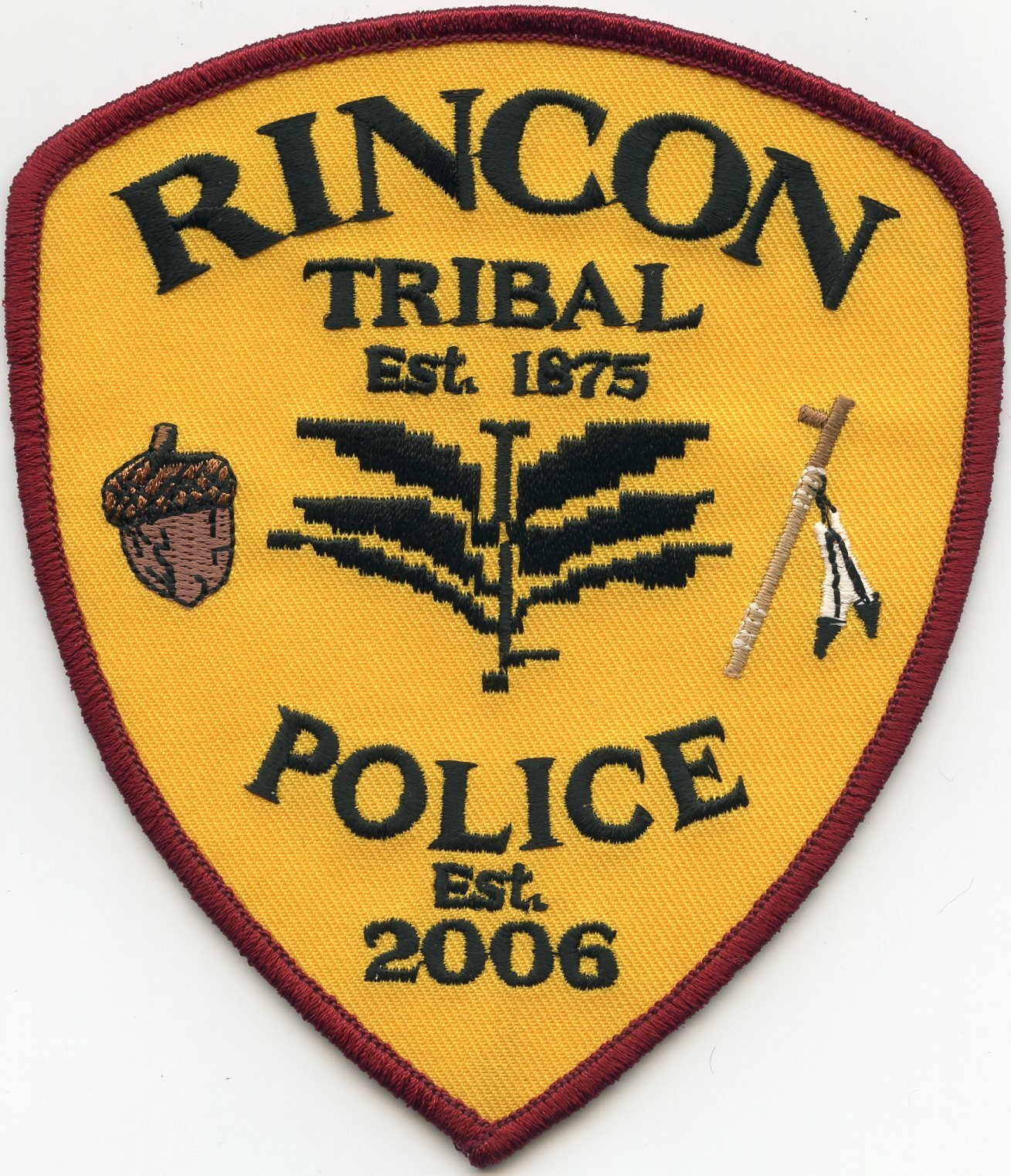 RINCON CALIFORNIA CA TRIBAL POLICE PATCH