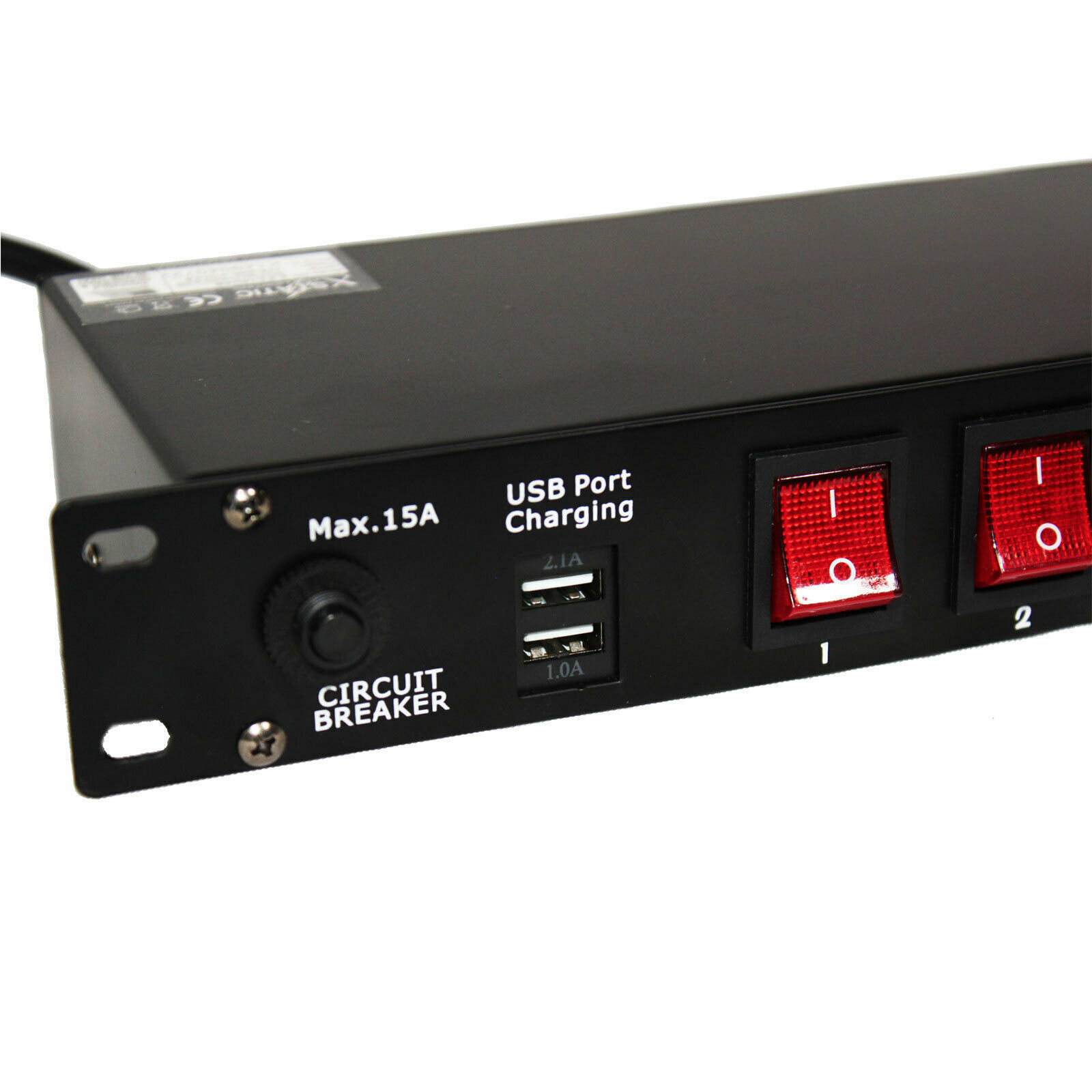 Pro X X-PC10USB 10 Outlet AC Switch Panel & Power Conditioner w/USB Charging