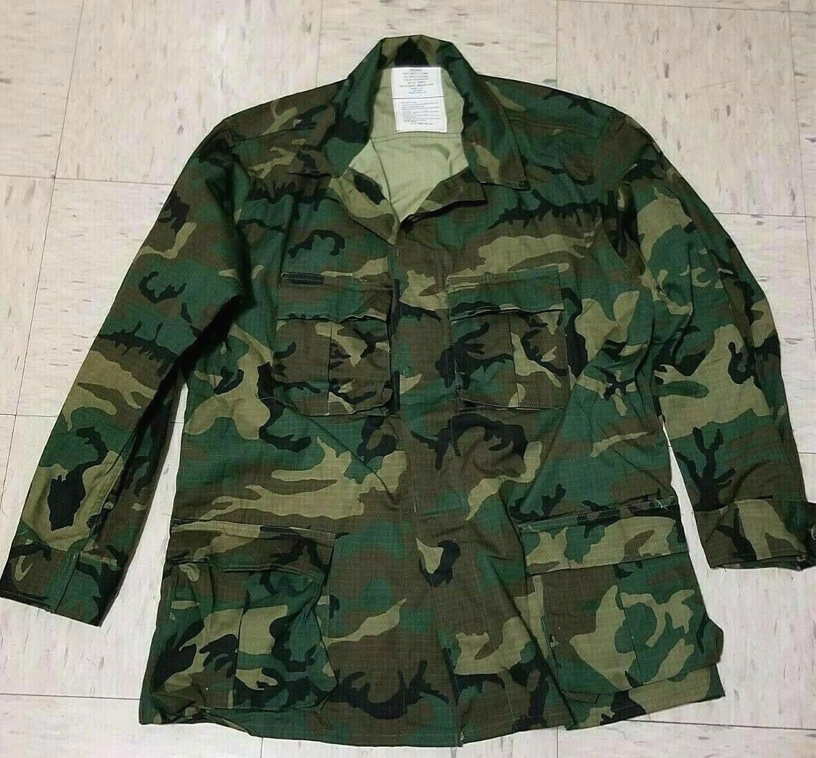 USGI BDU Jacket ERDL Pattern from 1981 Size Medium Regular NOS