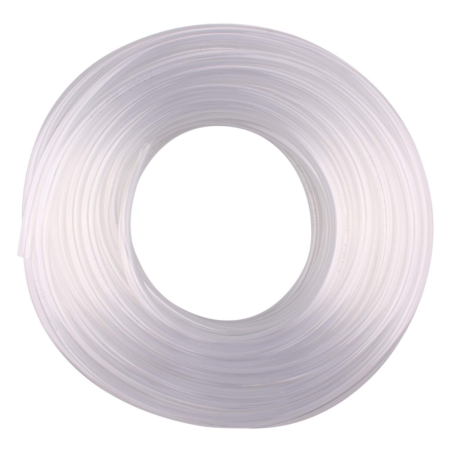 DERNORD PVC Tubing 3/8"ID X 1/2"OD Flexible Clear Vinyl Hose 100 Feet,