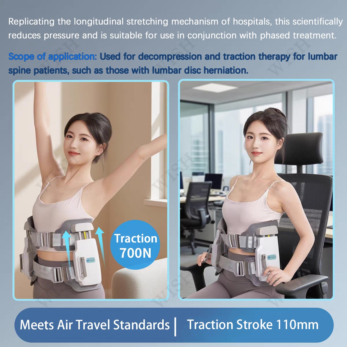 Lumbar Traction Device, Spinal Decompression Devices, Lumbar Decompression Belt