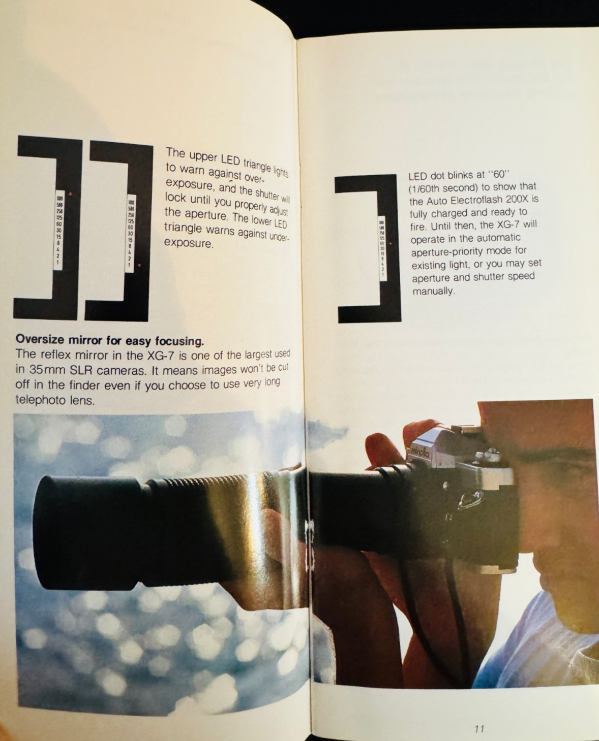 1978 MINOLTA CATALOGS & BROCHURES XG-7, Quick Reference Guide, Price List - EX