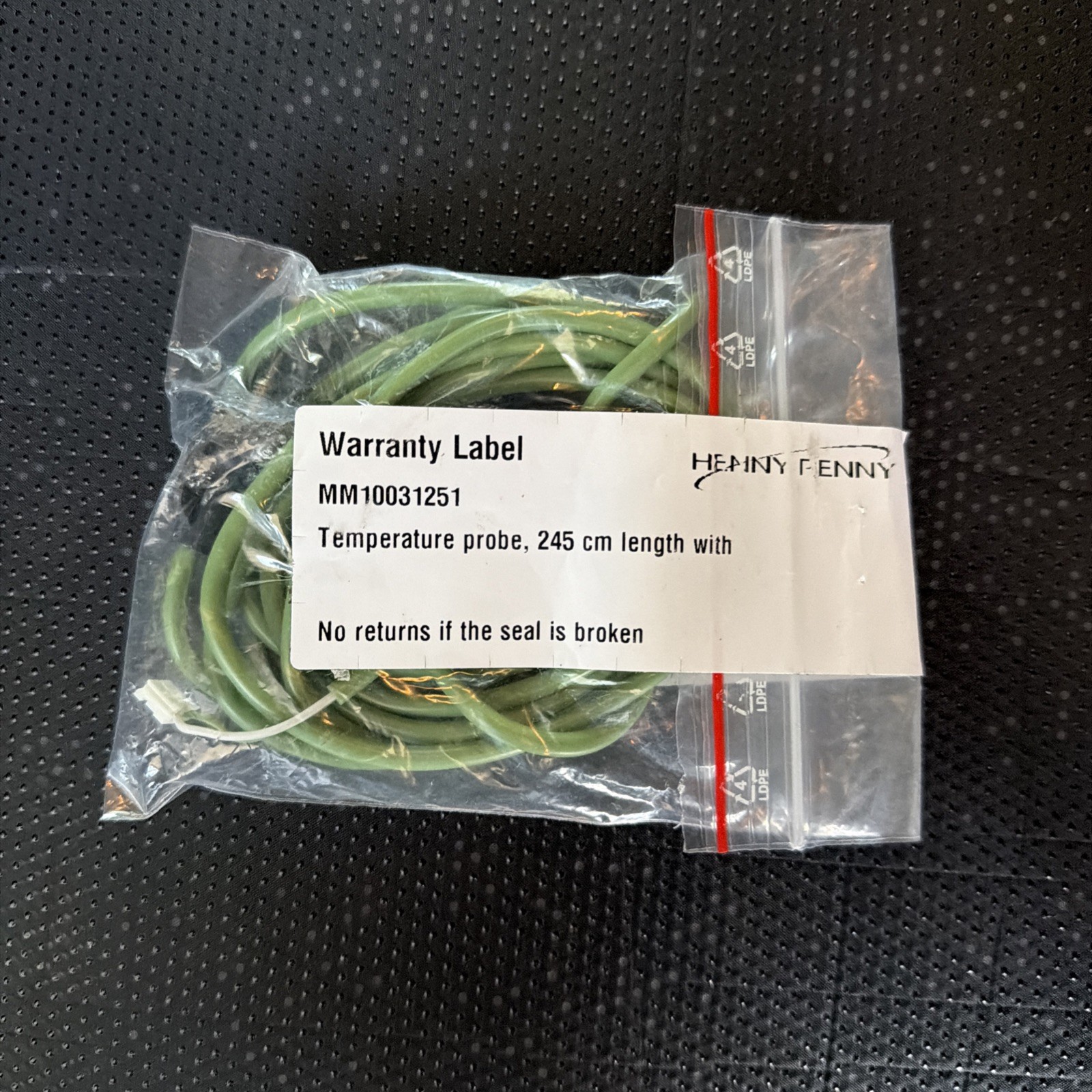 Henny Penny MM10031251 Drain Temperature Probe 245cm HENMM10031251 New Sealed