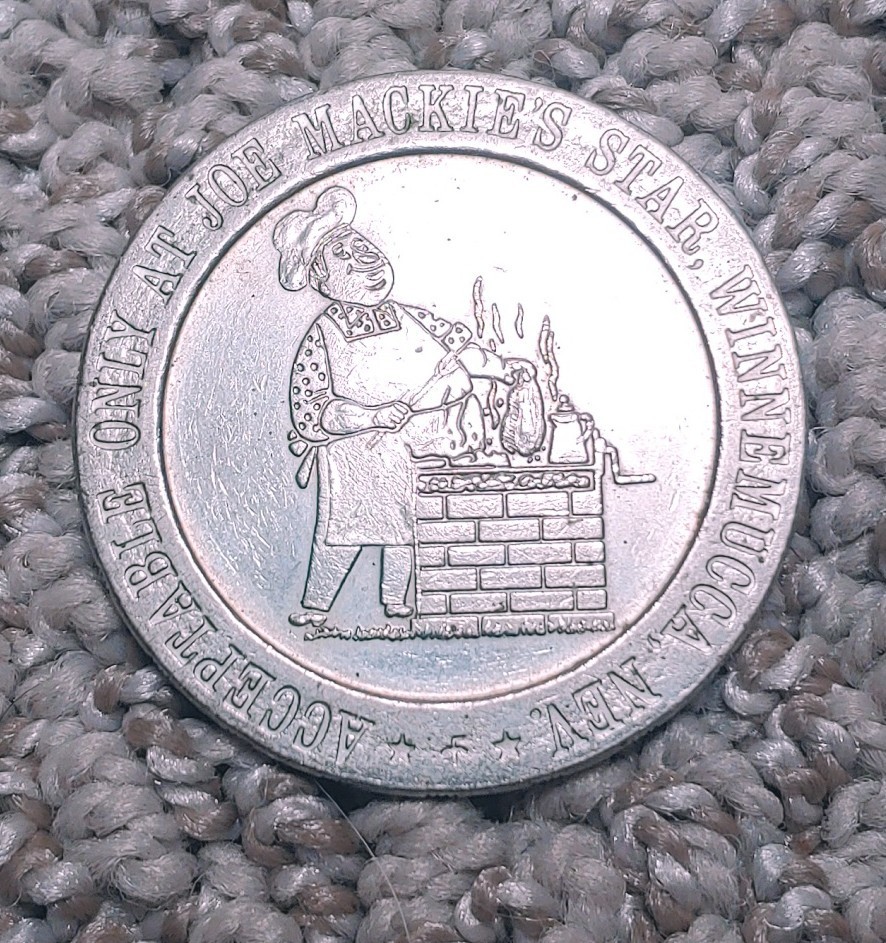 1969 Joe Mackies Star $1 Token Good Condition