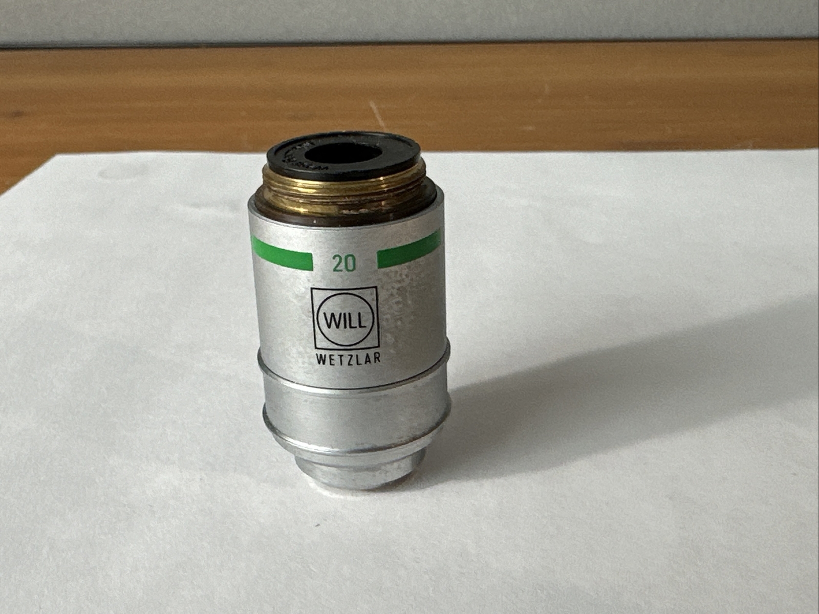 Will Wetzlar Microscope Objective Lens SPL Ph-p 20/0 25 RMS