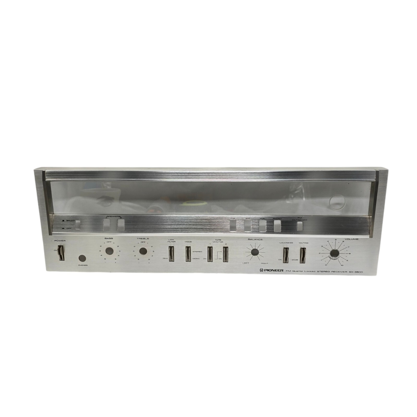 Original OEM Pioneer SX-3800 Receiver Front Panel Faceplate - SEE BELOW!