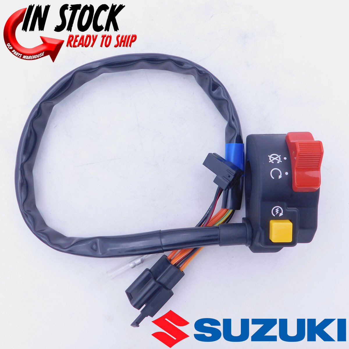 SUZUKI START STOP SWITCH 00-09 DRZ400S RIGHT SIDE ON/OFF KILL SWITCH  NEW OEM