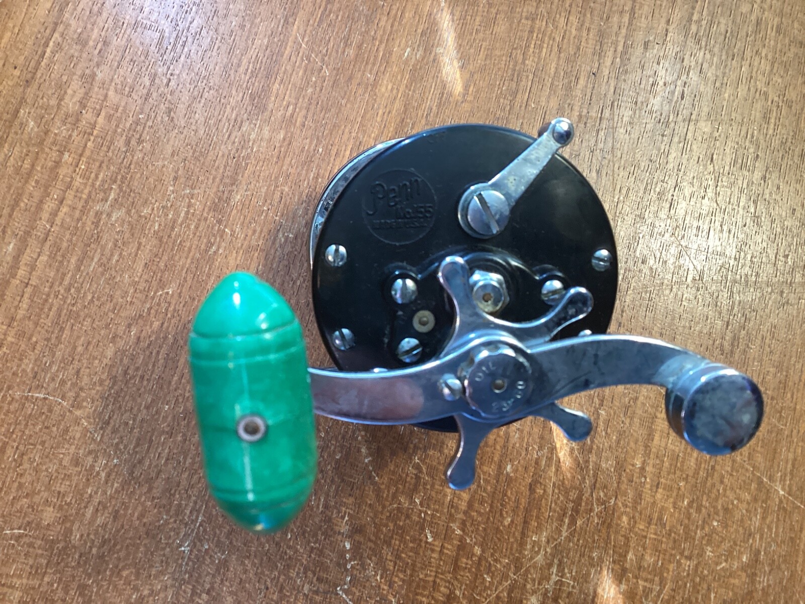 Vintage Penn No. 155 Fishing Reel Made in USA (USA60)