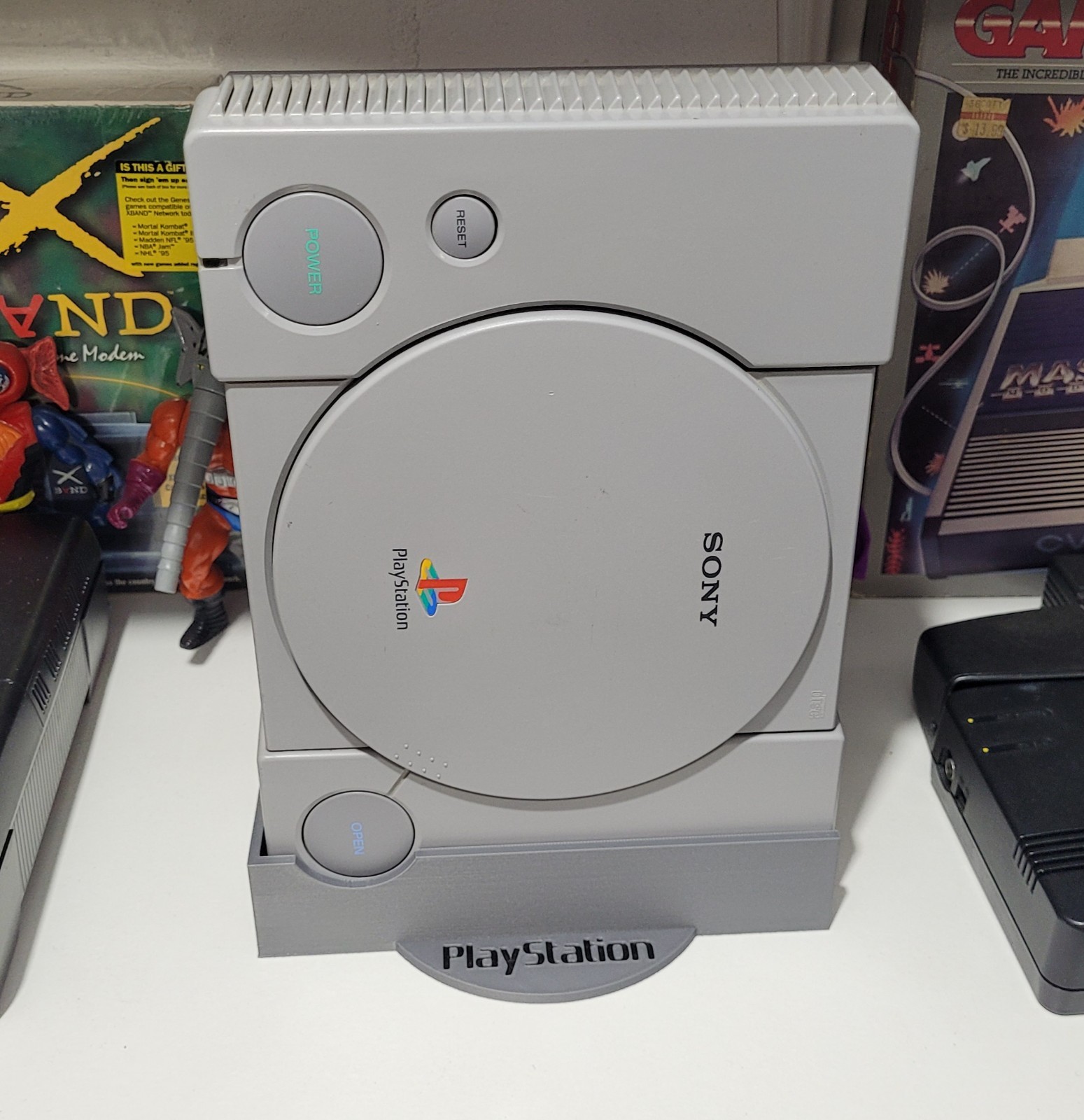 PlayStation 1 Stand - Vertical Stand for PS1 Console