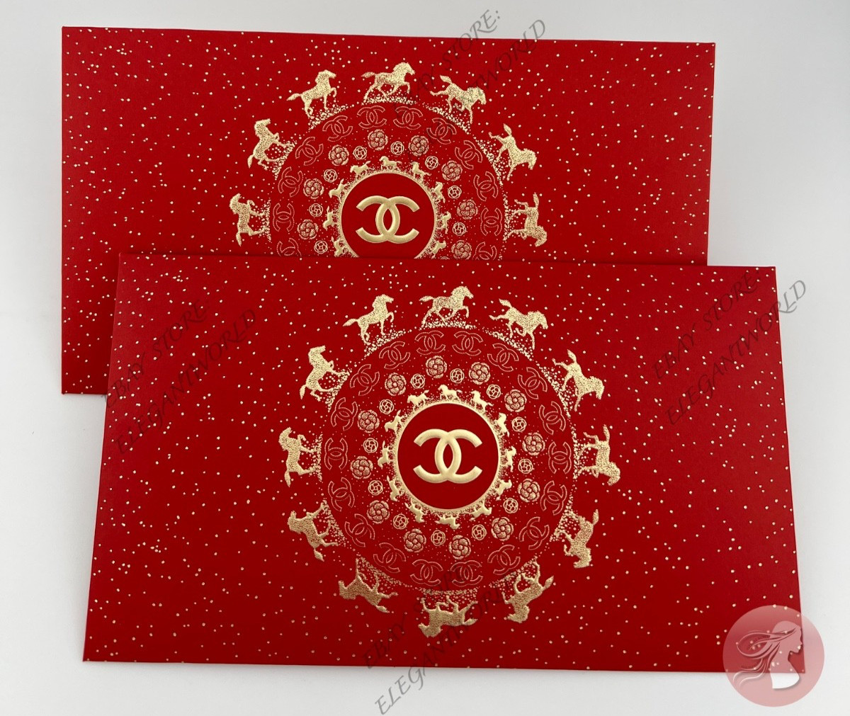 CHANEL Red Envelope Lunar New Year Lucky Money - 2 Envelopes 2026 Year Of Horse