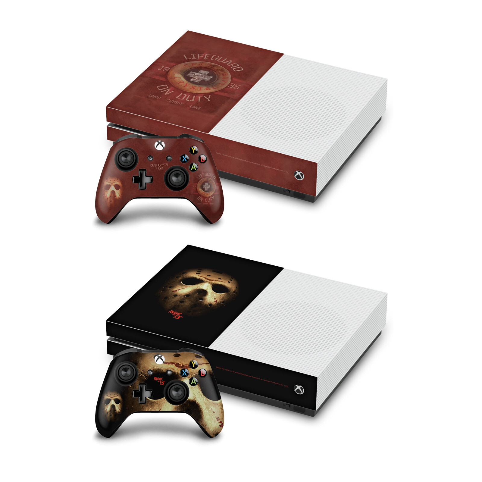 OFFICIAL FRIDAY THE 13TH 2009 GRAPHICS VINYL SKIN FOR ONE S CONSOLE & CONTROLLER