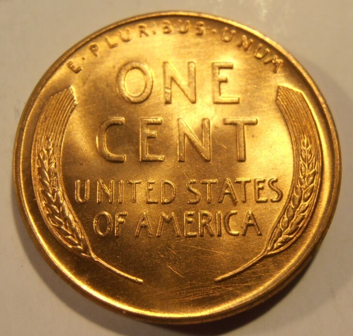 1948 P LINCOLN CENT - BU from a nice roll