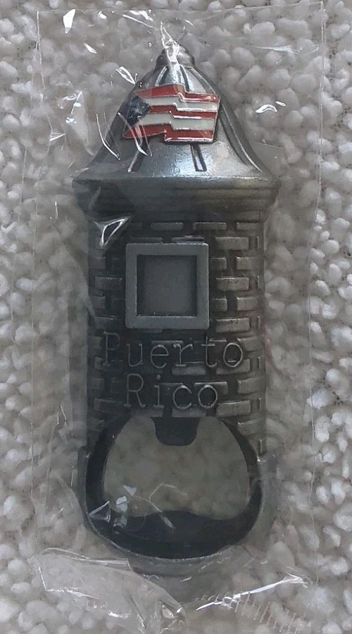 Puerto Rico Bottle Opener Garrita El Morro Souvenir Gift Refrigerator Magnet