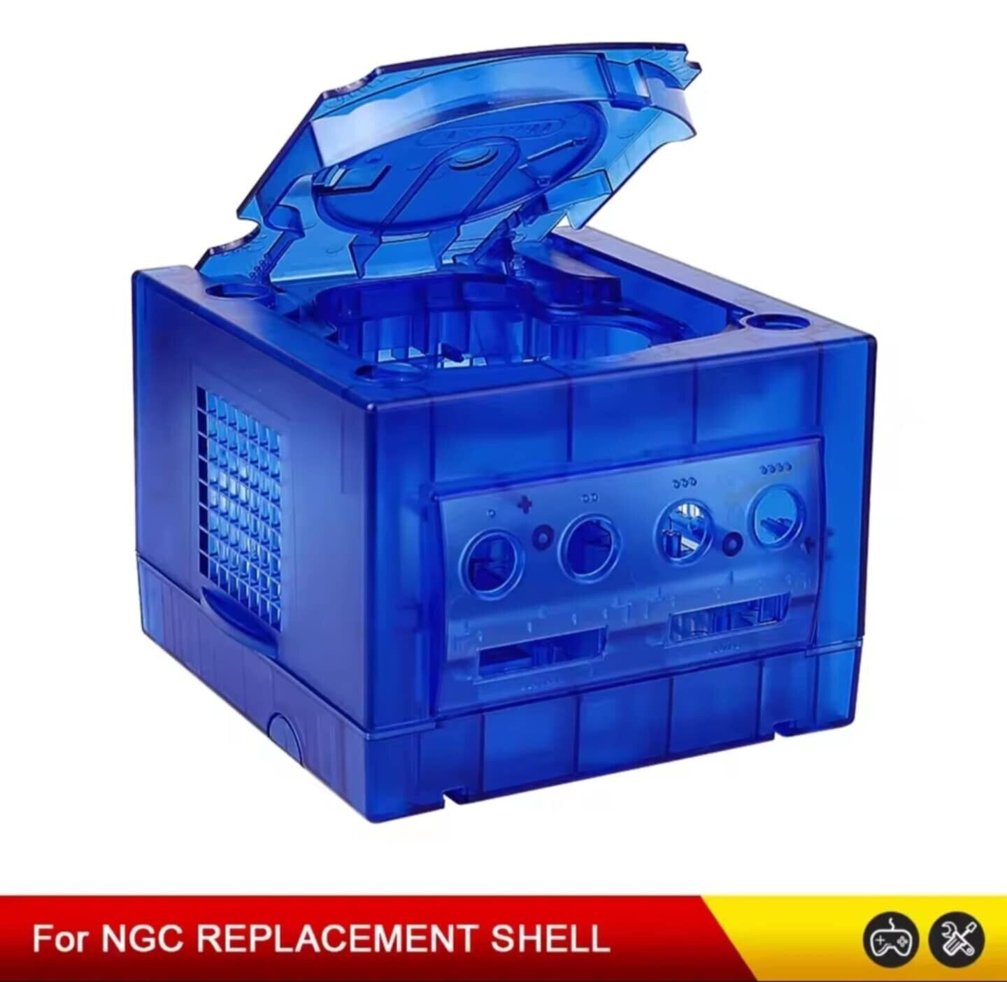 Gamecube Full Replacement Console Shell Housing Transparent Gameboy Player