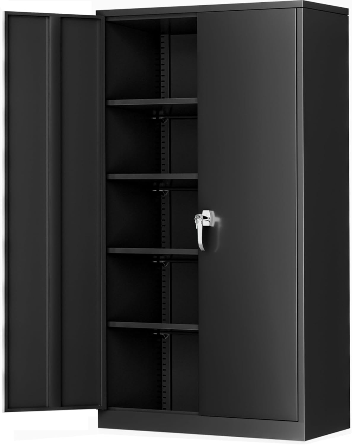 Classroom, School, Garage, Black Metal File Cabinet for Home Office, Steel Tool