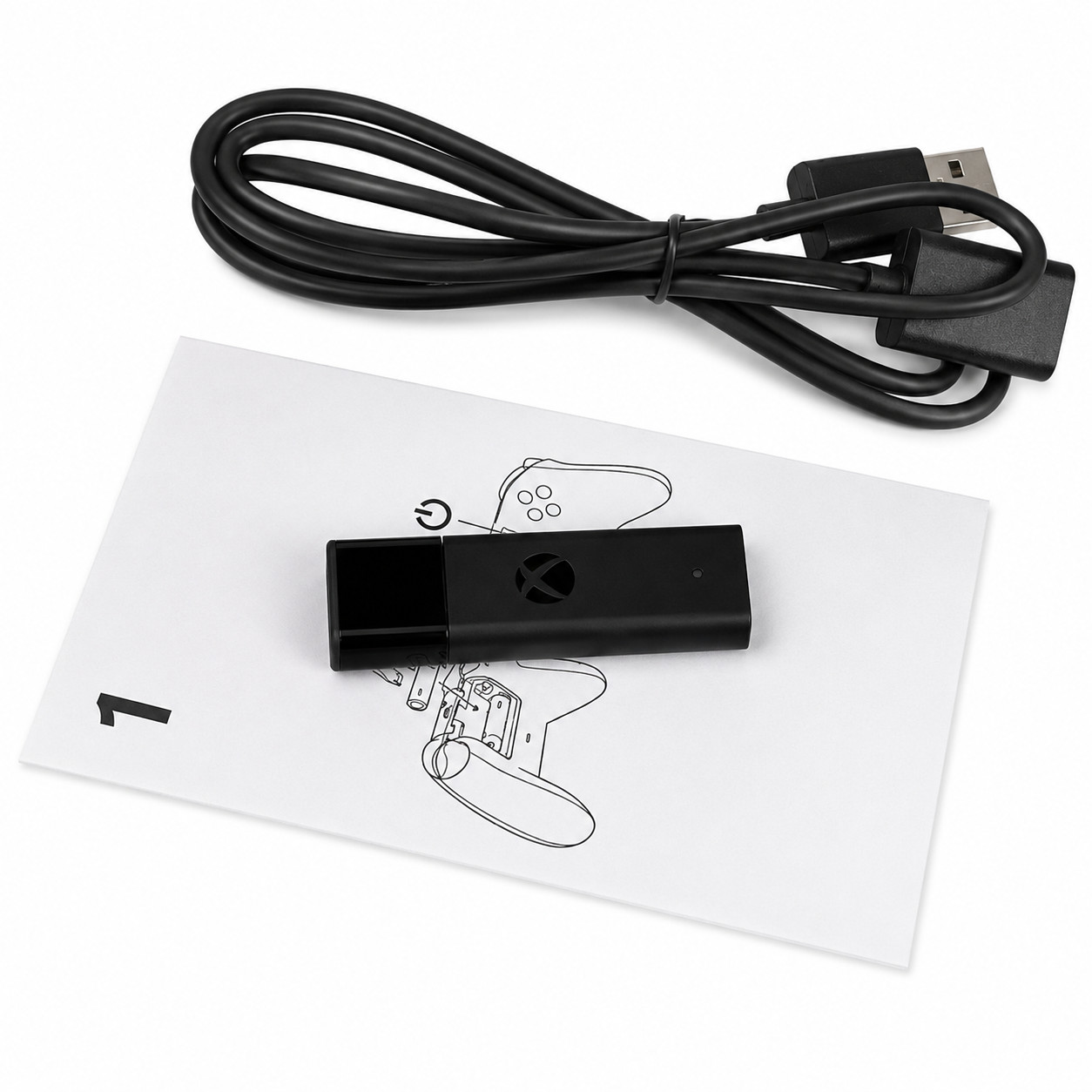 OEM Microsoft Xbox One Wireless USB Controller Adapter for Windows PC Brand New