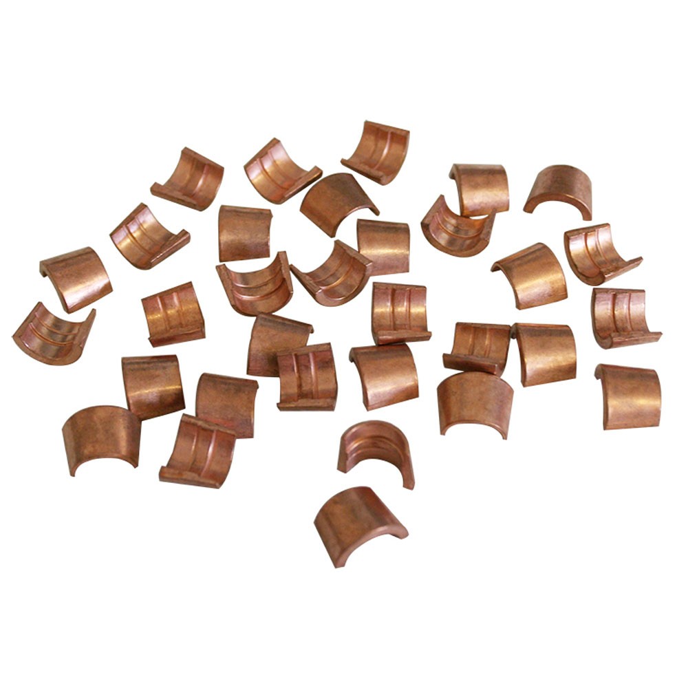 Howards Cams Valve Keeper Set 93045; 7deg 3/8 Single Groove Heat-Treated Steel