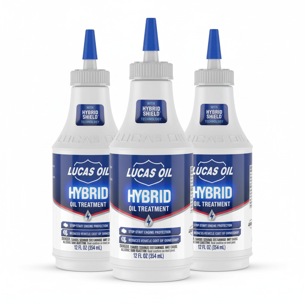 Lucas Hybrid Oil Treatment with HybridShield - 12 Ounce PACK of 3
