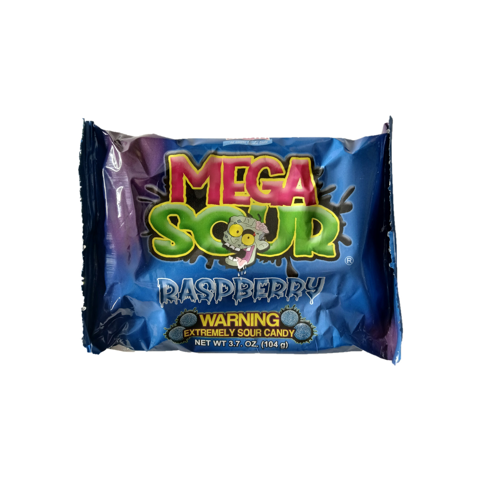 Barnetts Mega Sour Raspberry Hard Candy Extreme Viral Challenge Sweets 2 Pack