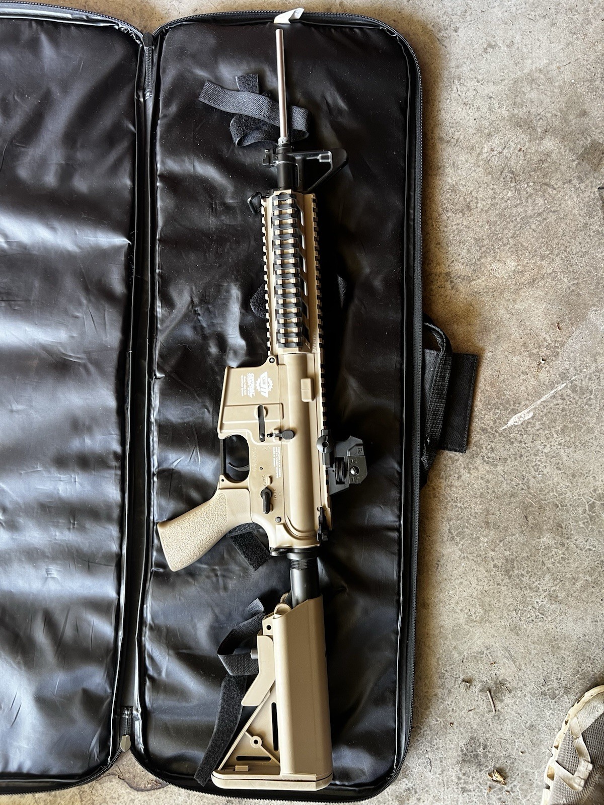 G&G Combat Machine CM16 Raider-L Air soft Gun  Aftermarket Hop Up And Barrel