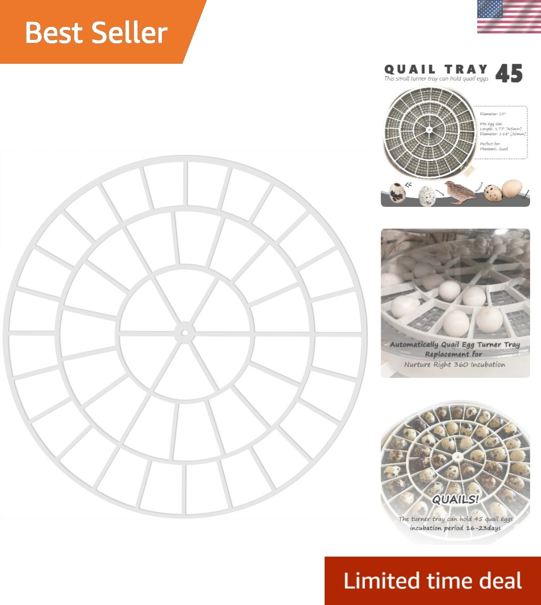 Resilient Egg Turner Tray Replacement for Consistent Hatching Success - Easy Use