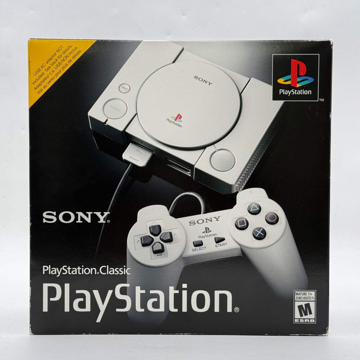New Sony PlayStation Classic 16GB Gray Console Gaming System SCPH-1000R