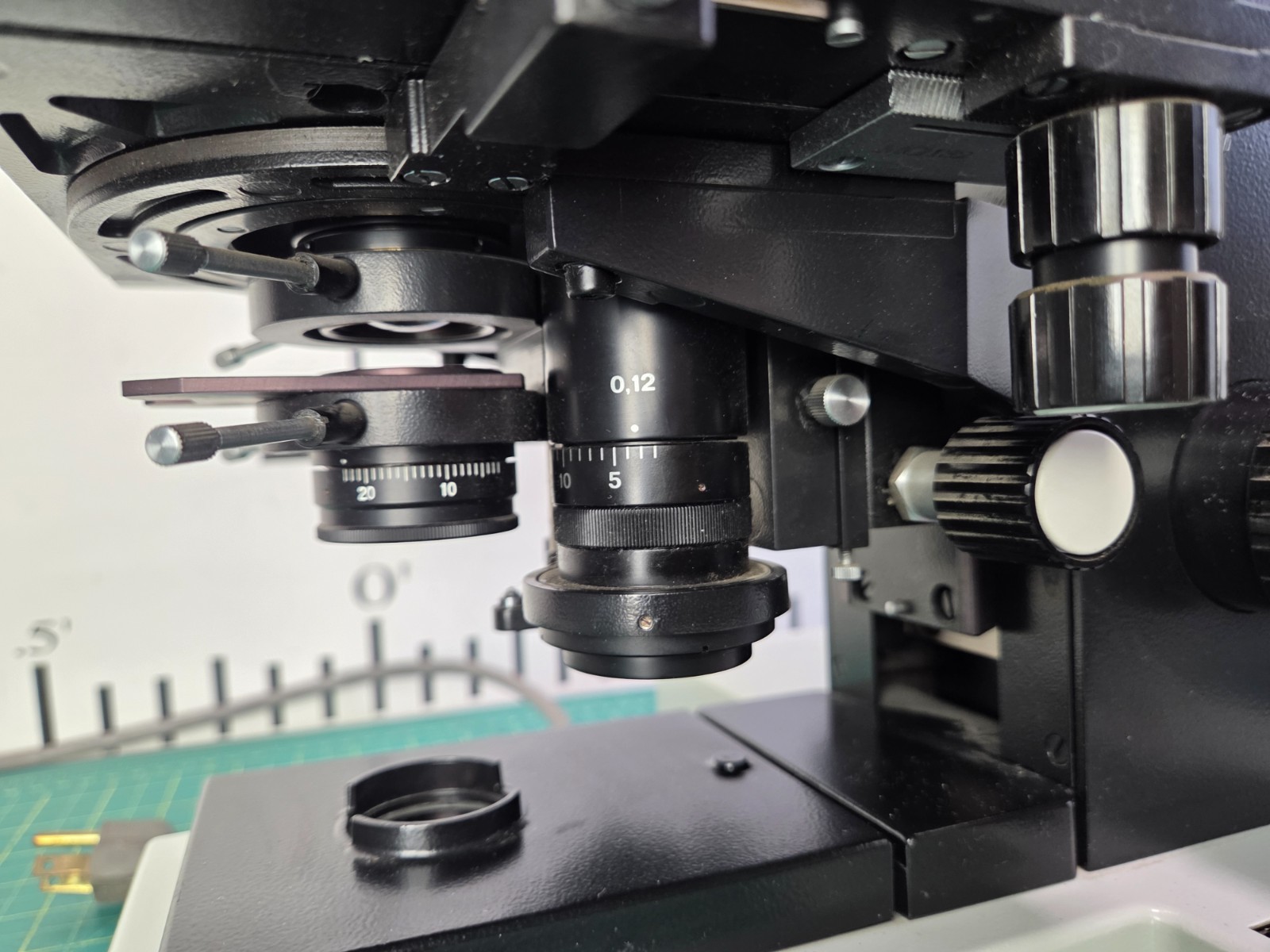 Zeiss Jena Microscope Jenaval W/2 Objectives