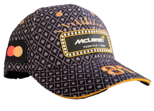 2025 Las Vegas Grand Prix Black McLaren F1 Racing Piastri 81 Cap; Factory 2nd