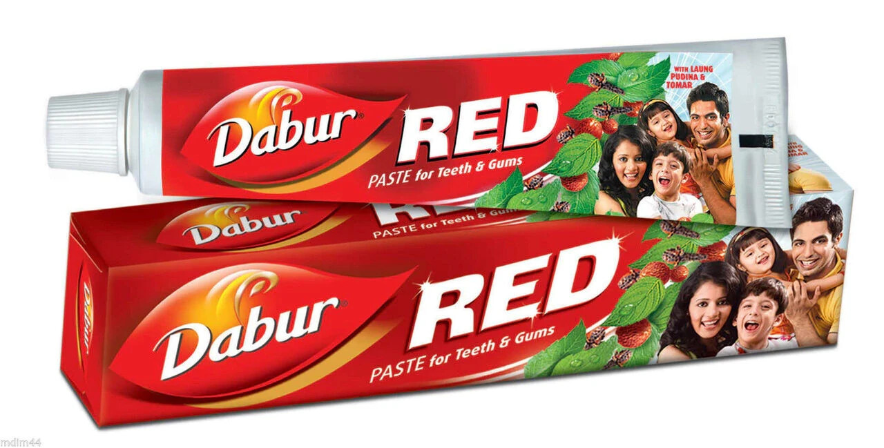 12X Dabur Red Toothpaste - 100% Genuine Paste for teeth and gums 40g