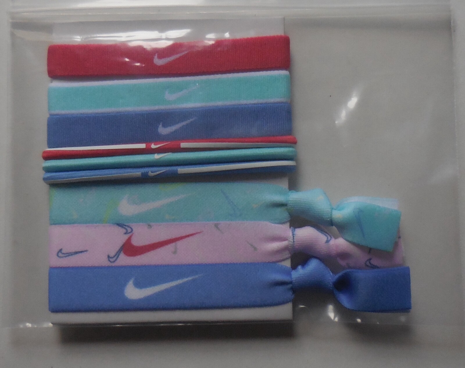 Nike Mixed Ponytail Holder Assorted 9Pk YOUTH Multicolor