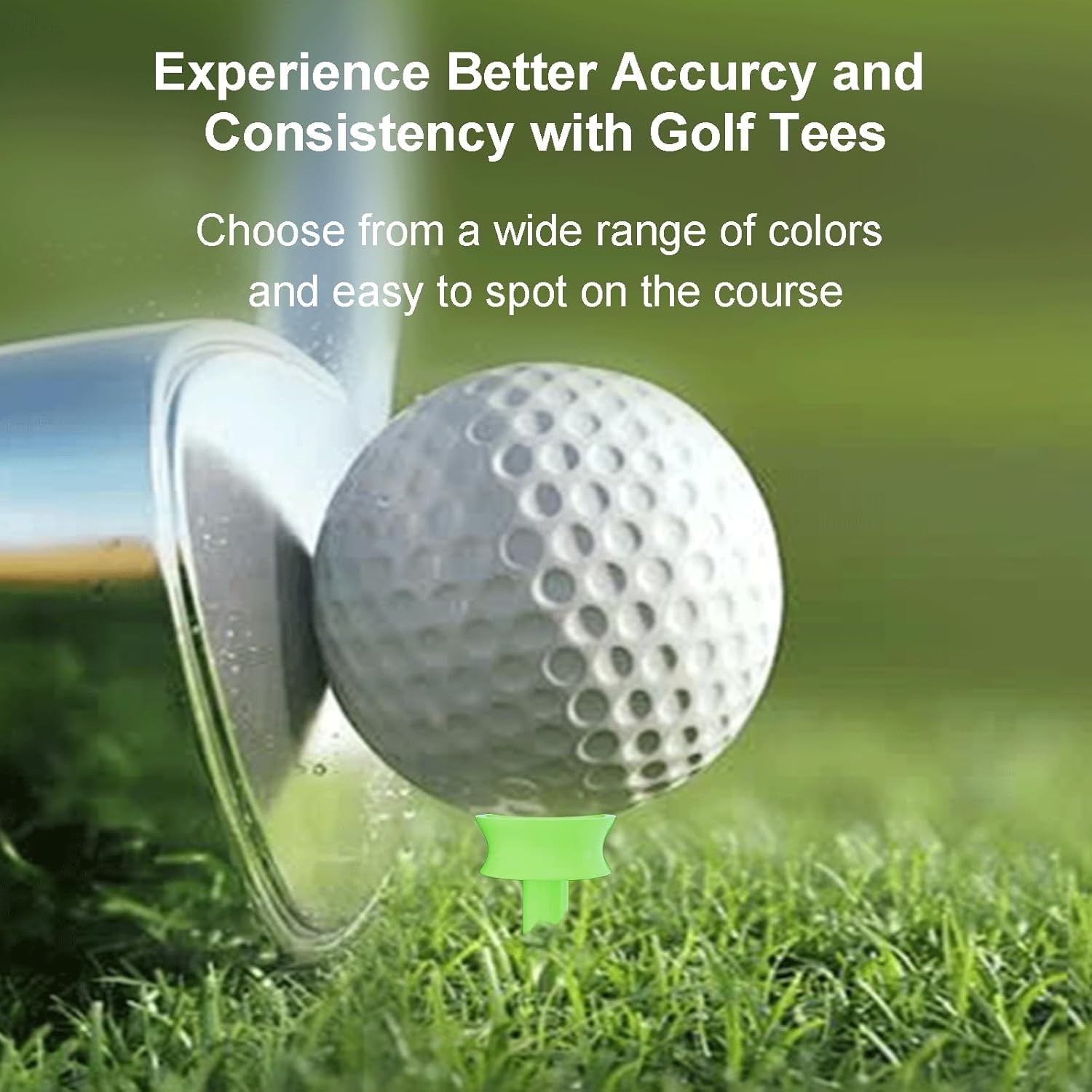 100 Pack 0.82" Golf Tees, Enhanced Durability & Stability, Engineered to Mini...