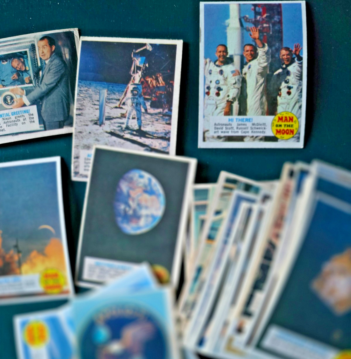 Topps 1969 Man on the Moon & 1957 Target Moon - U Pick - VG and better