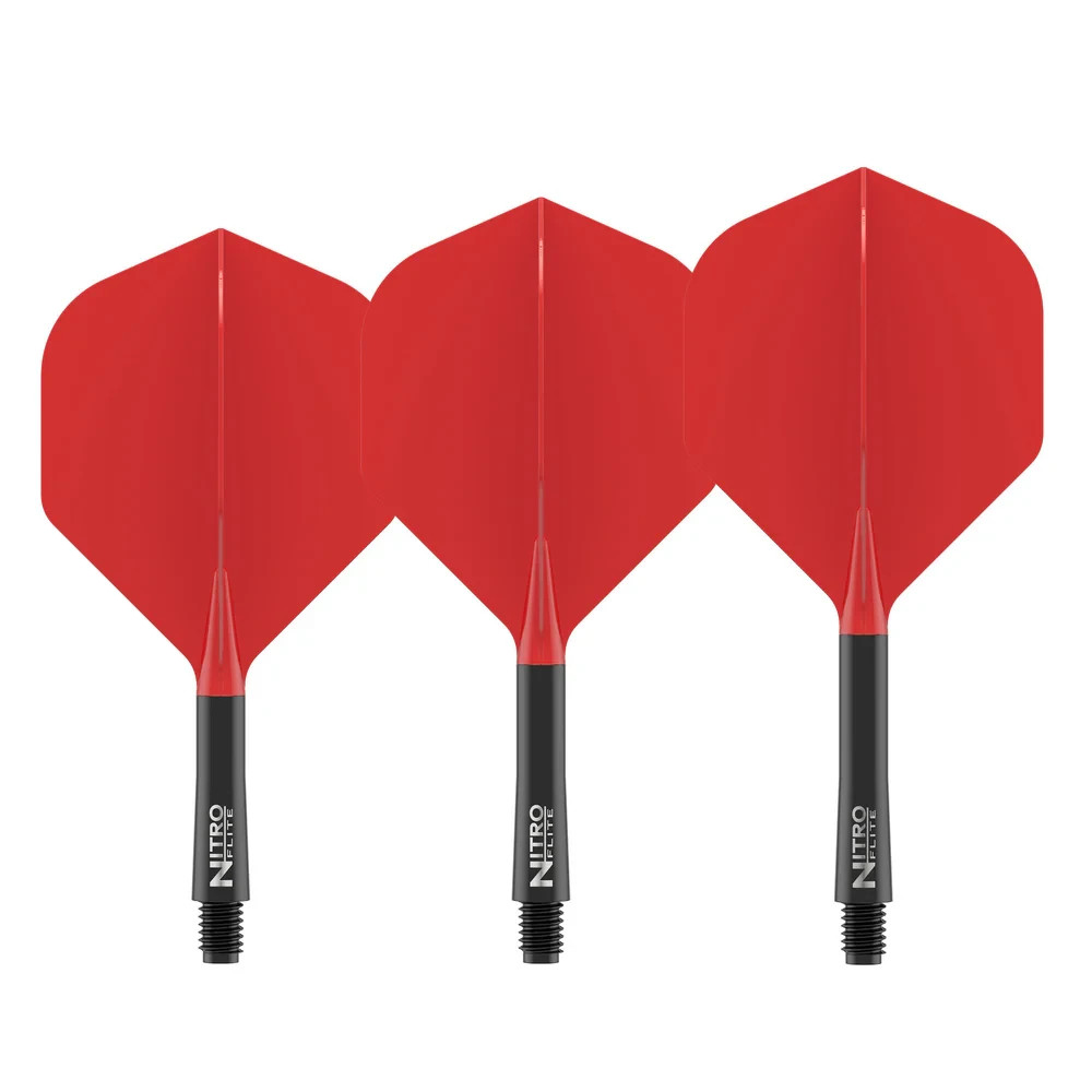 Red Dragon Nitro Flite Solid Black and Red