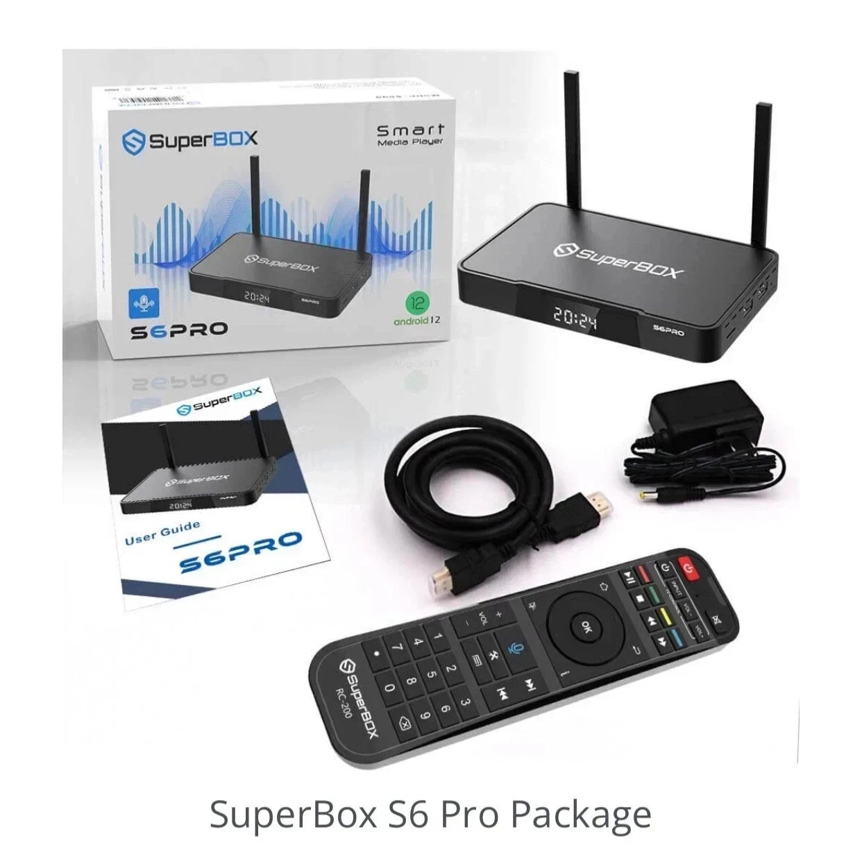 SuperBox S6 Pro, Backlit Remote, Ready 2 Go - Over The Air Updates - Free Ship